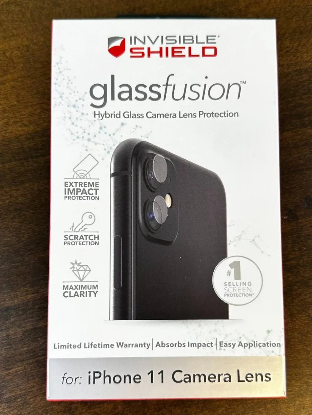 ZAGG InvisibleShield GlassFusion Camera Lens Protector for iPhone 11 - NEW